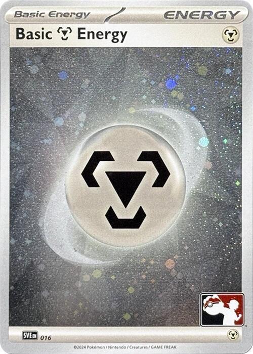 Scarlet & Violet Energy Basic Metal Energy [Prize-Pack-Cosmos-Holo] Pokémon card